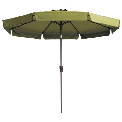 Stokparasol Flores dia. 300 cm sage green zonwering Madison - Madison Stokparasol Flores dia. 300 cm sage green zonwering Madison - Madison