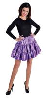 Volangen Rok Kort Paars - thumbnail