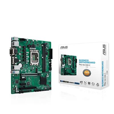 Asustek Computer Pro H610M-C-CSM Moederbord Socket Intel LGA 1700 Vormfactor Micro-ATX Moederbord chipset Intel® H610