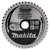Makita Zaagblad Efficut | 136x20x1,1 | 45T | 0g - thumbnail