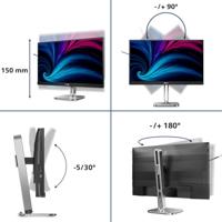 Philips 27B2N4500-27 inch QHD-monitor, luidsprekers, in hoogte verstelbaar, adaptieve synchronisatie (2560 x 1440, 120 Hz, 2 HDMI 2.0-poorten, DisplayPort 1.2, USB-hub) zwart/grijs - thumbnail