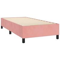 Bedframe fluweel roze 90x200 cm - thumbnail