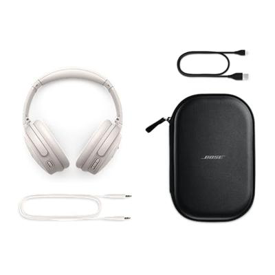 Bose QuietComfort Draadloze noise cancelling-hoofdtelefoon, Bluetooth over-ear hoofdtelefoon met afspeeltijd tot 24 uur, Wit