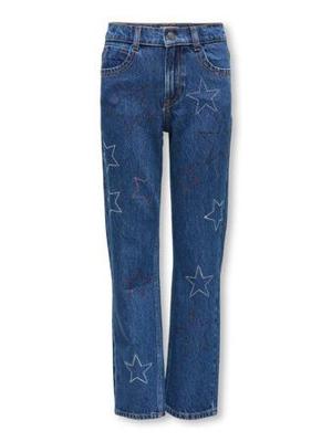 Kids ONLY winter jeansbroek meisjes - blauw - KogCarly - straight fit
