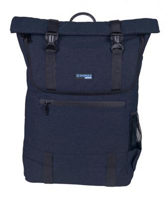 Donau Travel rugzak London, 18 l, 15,6 inch, marineblauw