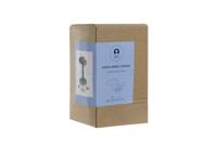 Houten spel DKD Home Decor Bruin Groen Polypropyleen Plastic 9,5 x 9,5 x 15,5 cm - thumbnail