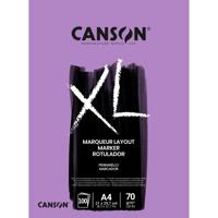 Markerpapier Canson XL Marker 100vel 70gr A4 extra wit | 5 stuks - thumbnail