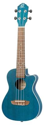 Ortega Earth Series RUOCEAN-CE concert ukelele blauw Ortega Earth Series RUOCEAN-CE concert ukelele blauw
