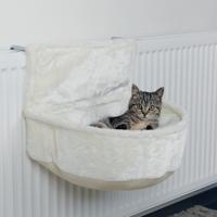 TRIXIE RADIATORHANGMAT RELAX PLUCHE WIT 45X13X33 CM - thumbnail