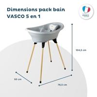 THERMOBABY BADPAKKET VASCO 5 IN 1 CHARM GREY - thumbnail