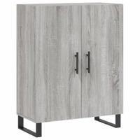Dressoir 69,5x34x90 cm bewerkt hout grijs sonoma eikenkleurig - thumbnail