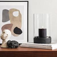 VILLEROY & BOCH - Manufacture Rock Home - Windlicht 27cm zwart - thumbnail