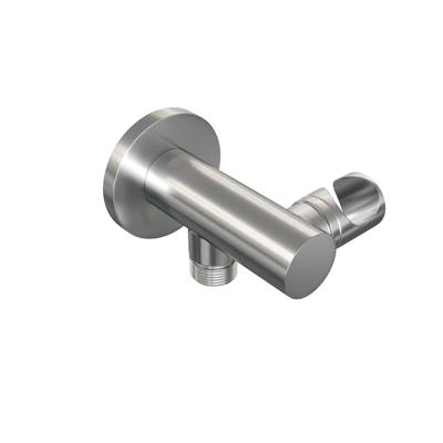 Wandhouder met geïntegreerde wateruitlaat RVS geborsteld PVD