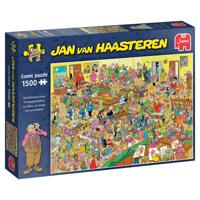 Jan Van Haasteren legpuzzel - het bejaardentehuis, 1500st. - thumbnail