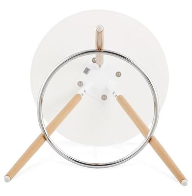 ALTEREGO BARY Ronde hoge tafel - Wit