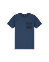 Malelions Zomer t-shirt jongens - navy blauw - nylon pocket - thumbnail