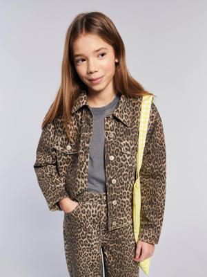 Oversized luipaardjas JONEN beige