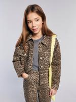 Oversized luipaardjas JONEN beige - thumbnail