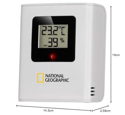 NATIONAL GEOGRAPHIC VA-kleurendisplayweerstation incl. 3 Sensoren