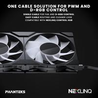 Phanteks PH-F120M25R_G2_DBK01_3P PC-ventilator Zwart (b x h x d) 120 x 25 x 120 m - thumbnail