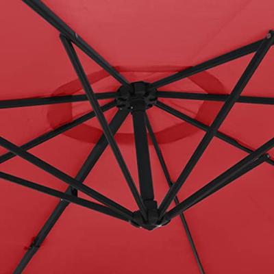 VidaXL Wandparasol 290 cm felrood