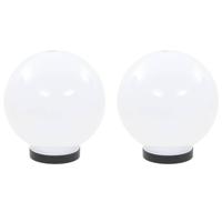 VidaXL Led-bollampen 2 st rond 20 cm pmma - thumbnail