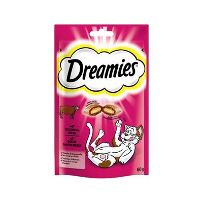 Dreamies 4008429037948 droogvoer voor kat 60 g Volwassen Rundvlees