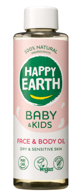 Happy Earth 100% Natural Baby & Kids Face & Body Oil