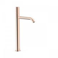 Wastafelmengkraan Tres Study Exclusive 40,5 cm 1-Knop Rond Rosé Goud - thumbnail