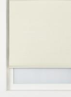 HEMA Rolgordijn uni verduisterend gekleurde achterzijde creme (creme) - thumbnail