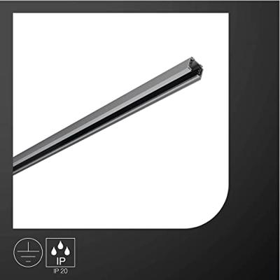 SLV 3-Fase Rail 3 meter grijs - 145302