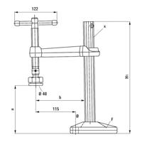 Bessey BSG21-14 Machinetafelspanner Spanbreedte (max.):210 mm Afm. werkbereik:140 mm - thumbnail