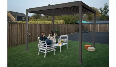 Rota Gazebo MR grey 300x300x250cm overkapping