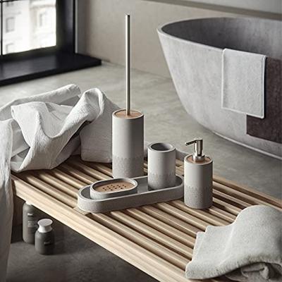 Zeephouder Sapho Afrodite Vrijstaand 12.8x8.4x3 cm Beton Beige Zeephouder Sapho Afrodite Vrijstaand 12.8x8.4x3 cm Beton Beige