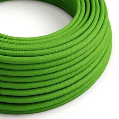 Strijkijzersnoer Lime groen - viscose | 10cm | Creative-Cables | Creative-Cables | Creative-Cables | Creative-Cables