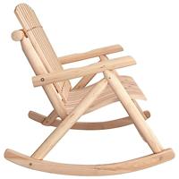 Schommelbank 2-zits 123x96x102 cm massief vurenhout - thumbnail