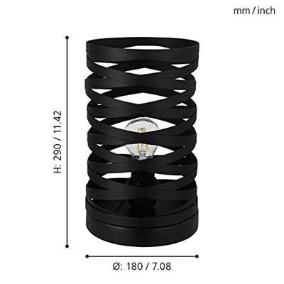 Eglo Zwart tafellampjeCremella - 99506