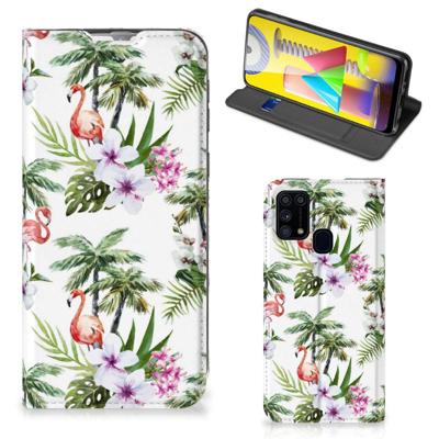 Samsung Galaxy M31 | Hoesje maken | Flamingo Palms