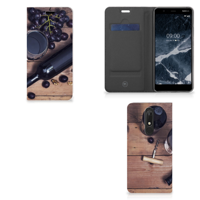 Nokia 5.1 (2018) Flip Style Cover Wijn - thumbnail