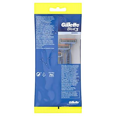 Gillette Gillette Blue3 Wegwerpmesjes Mannen Smooth - 4+2 stuks