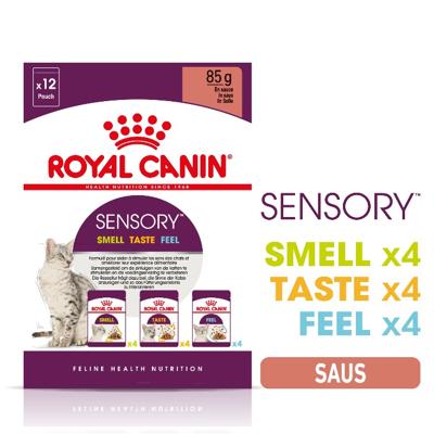 Royal Canin Sensory natvoer kat (in saus, multipack) 4 dozen (48 x 85 g)
