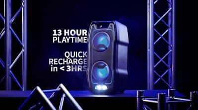 Sharp Party speaker 6.5 inch 54 W 1 stuk(s)