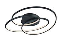 Trio Moderne PlafonnièreGale zwart - 673916032 - thumbnail