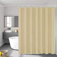 Douchegordijn Exma basic Beige PVC 140 x 180 cm - thumbnail