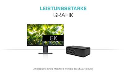 Dockstation i-Tec USB4DUALDOCK100W Zwart