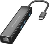 Conceptronic DONN07B interface hub USB 3.2 Gen 1 (3.1 Gen 1) Type-C 5000 Mbit/s Zwart - thumbnail