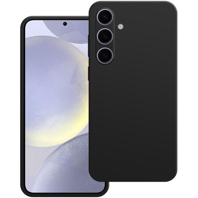 Just in Case Premium Liquid Color TPU Case voor Samsung S24+ Telefoonhoesje Zwart