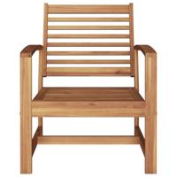 Tuinstoelen 2 pcs Bruin 60 x 65 x 76.5 cm Massief teakhout - thumbnail