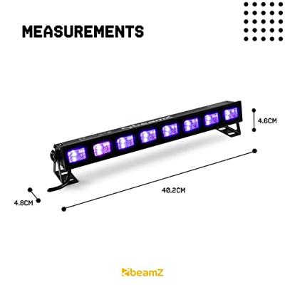 BeamZ BUV93 8x3W UV LED-bar