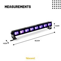 BeamZ BUV93 8x3W UV LED-bar - thumbnail